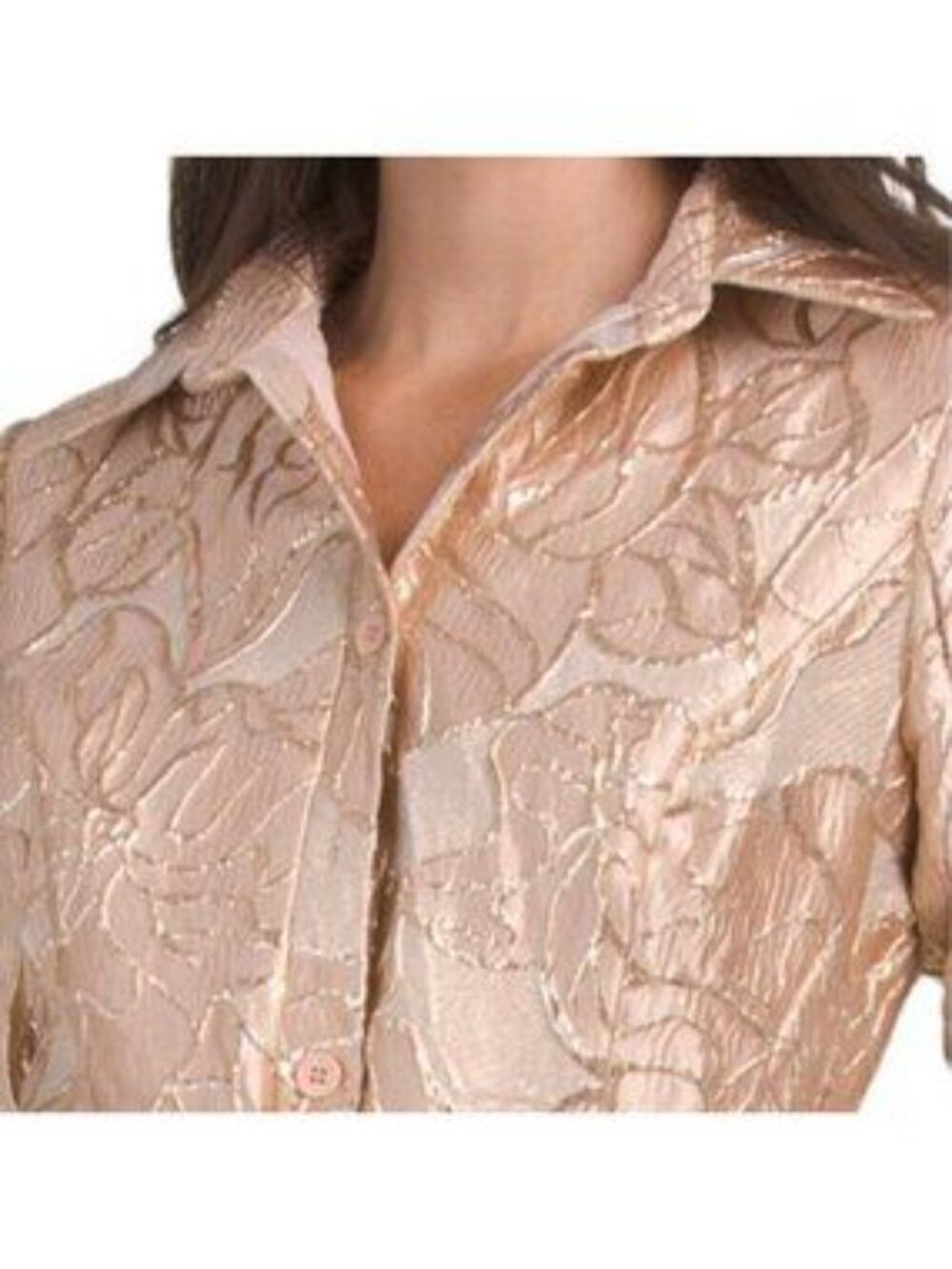 RENE BY RENE RUIZ Jacquard Gown - Picture 3 of 5